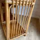 Large arch bookshelf "Pacific Rattan" sun cane bohemian chic