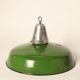 Green industrial lamp