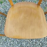 3 bistro chairs, light colour