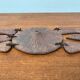 Wall suspension of Danish studio pottery in mid-century brutalist modernist style by Clara Helmich, 1979.