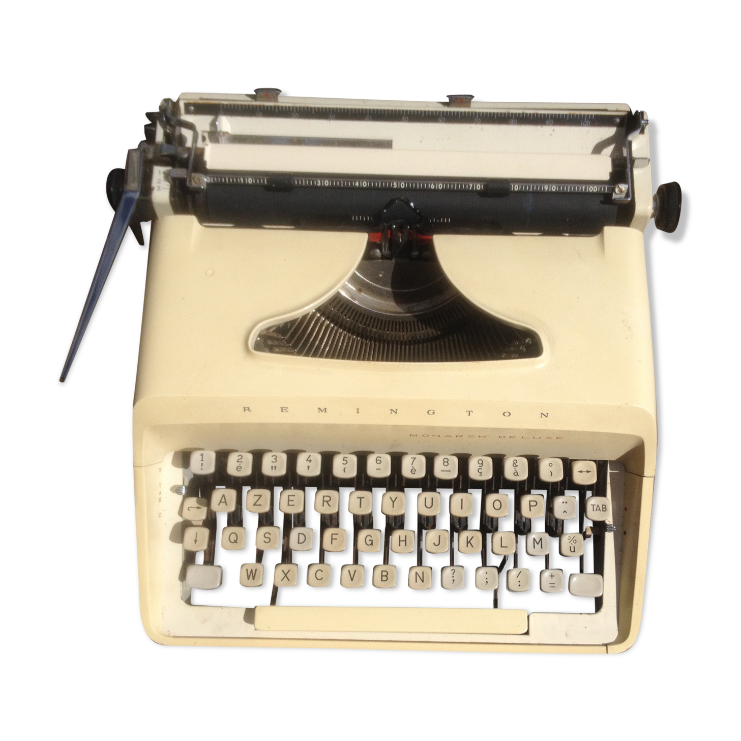 Machine à écrire Remington monarch de luxe vintage