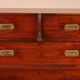 Mahogany Military or Naval Chest of Drawers - 19th Century
