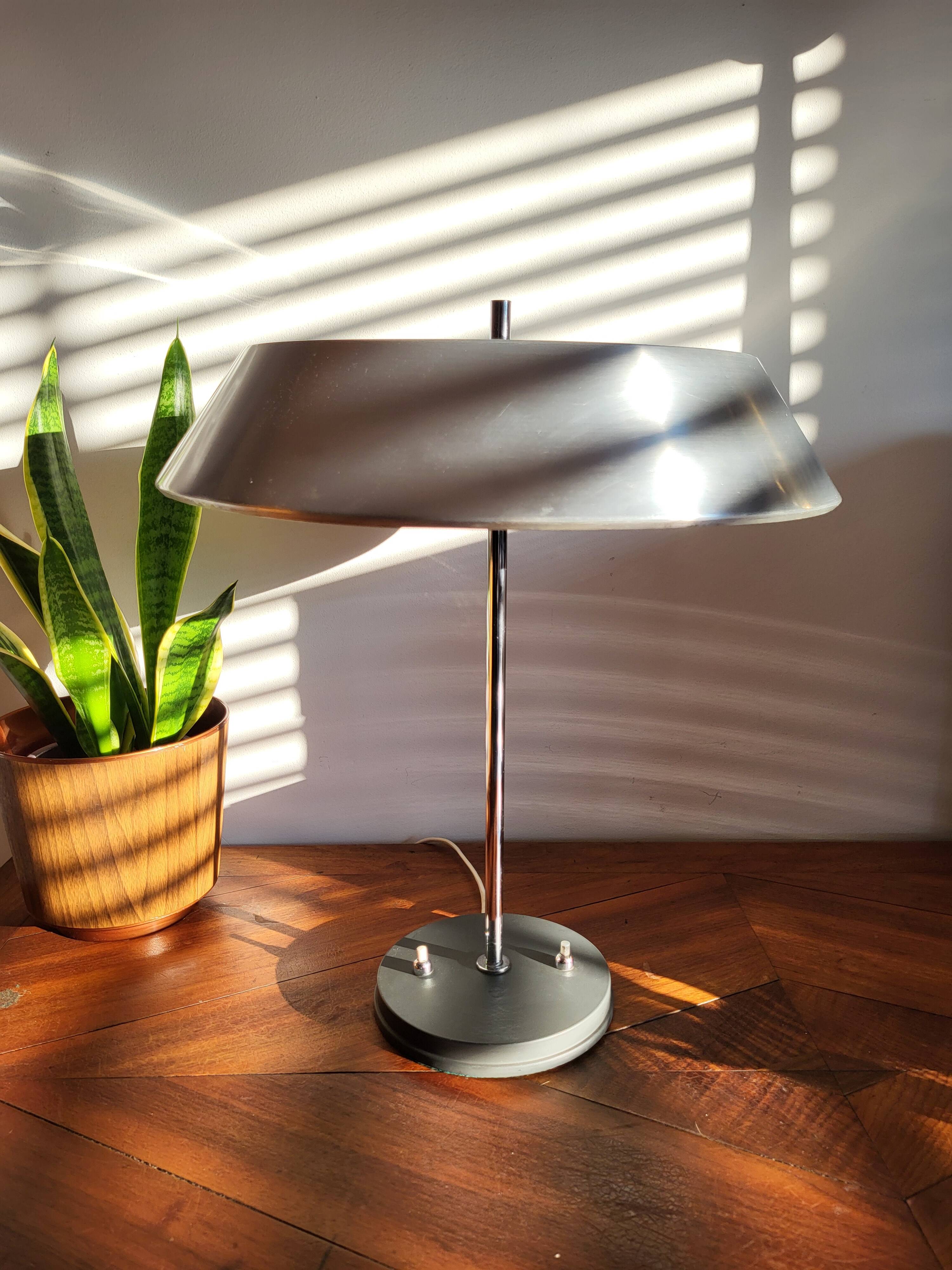 Lampe de bureau vintage Louis Kalff, modèle President, 1960, Nederland
