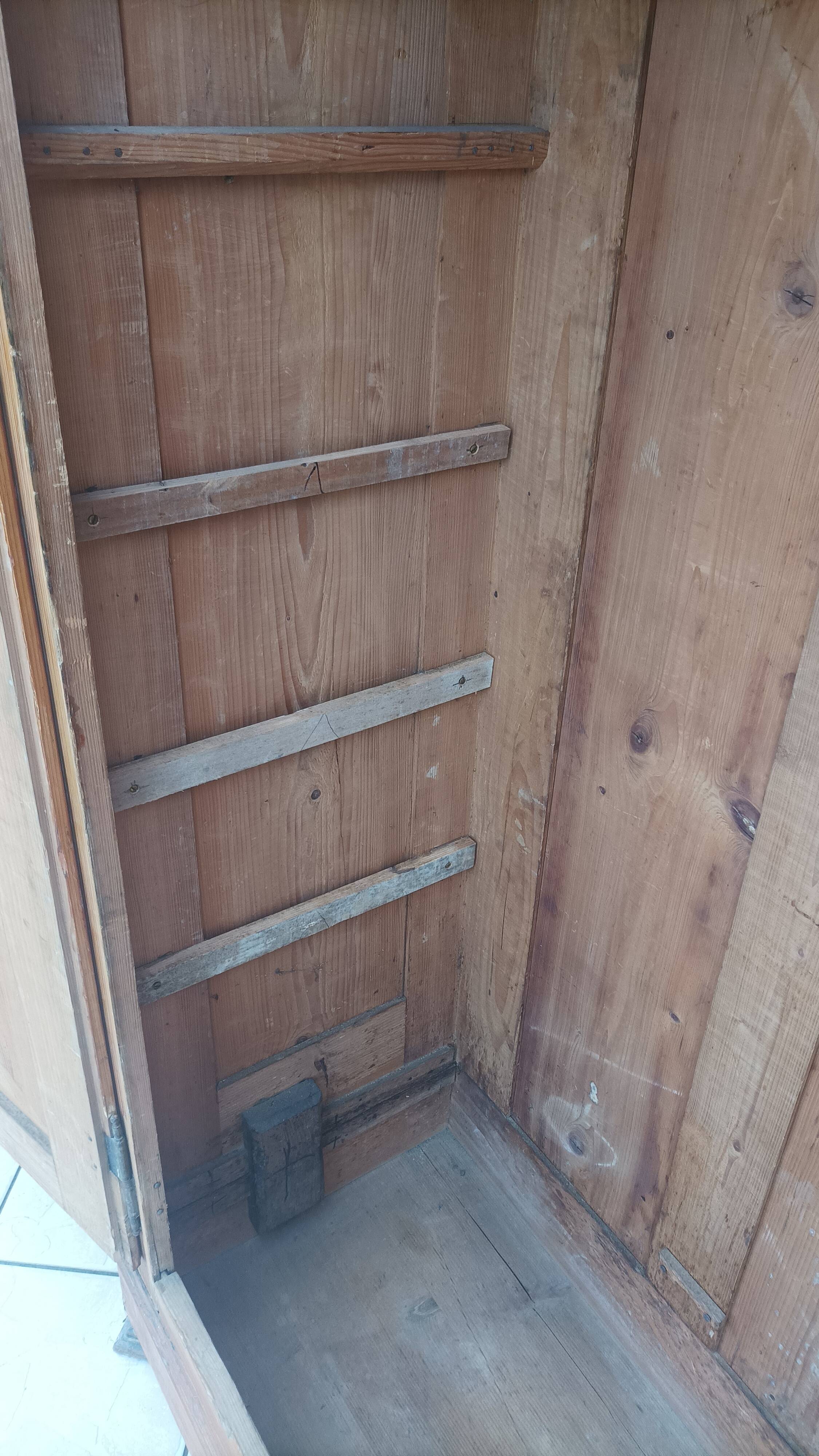 19th century larch mountain chalet wardrobe
