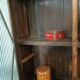 Patinated wall cabinet 2 doors