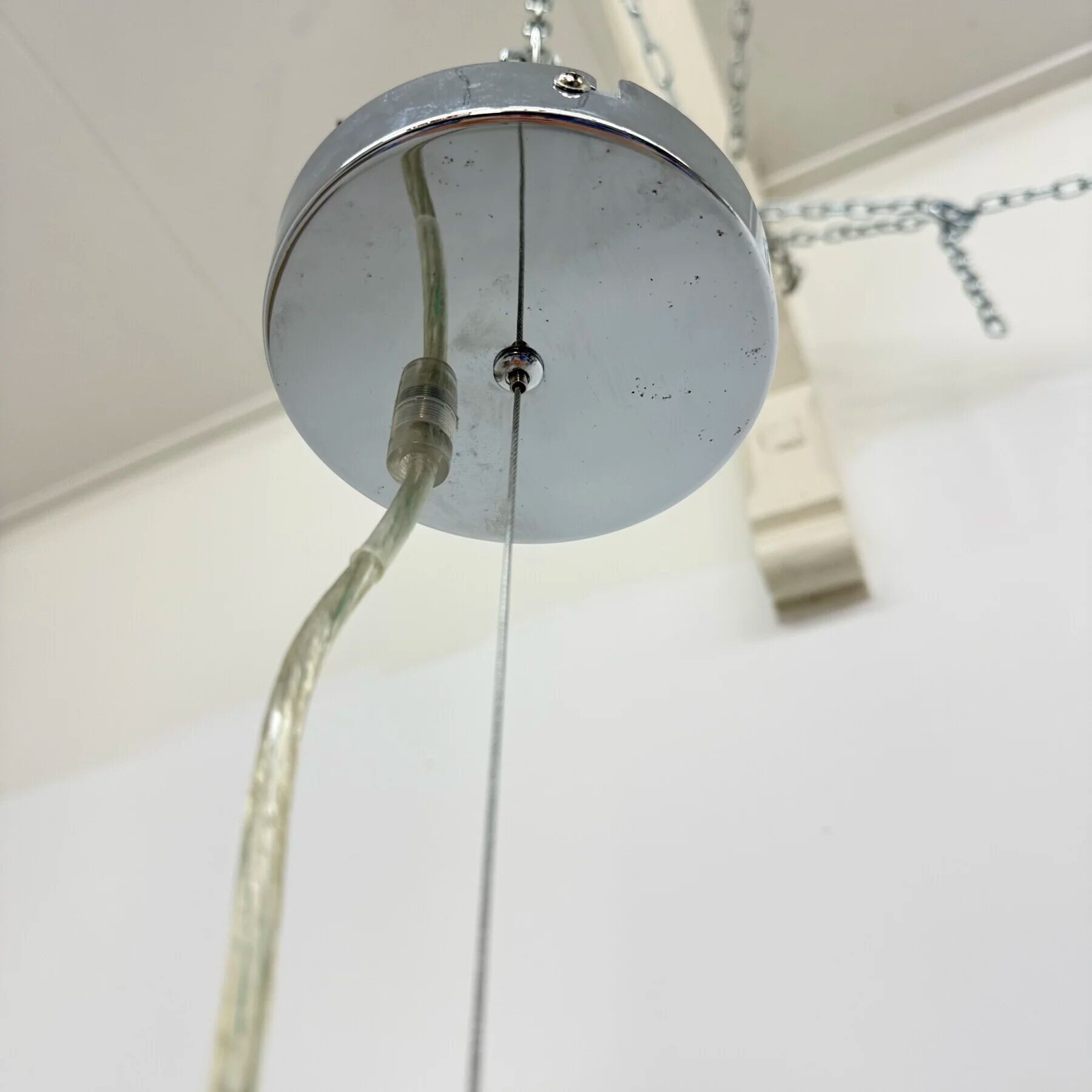 Suspension en verre Mazzega, années 1970, Italie
