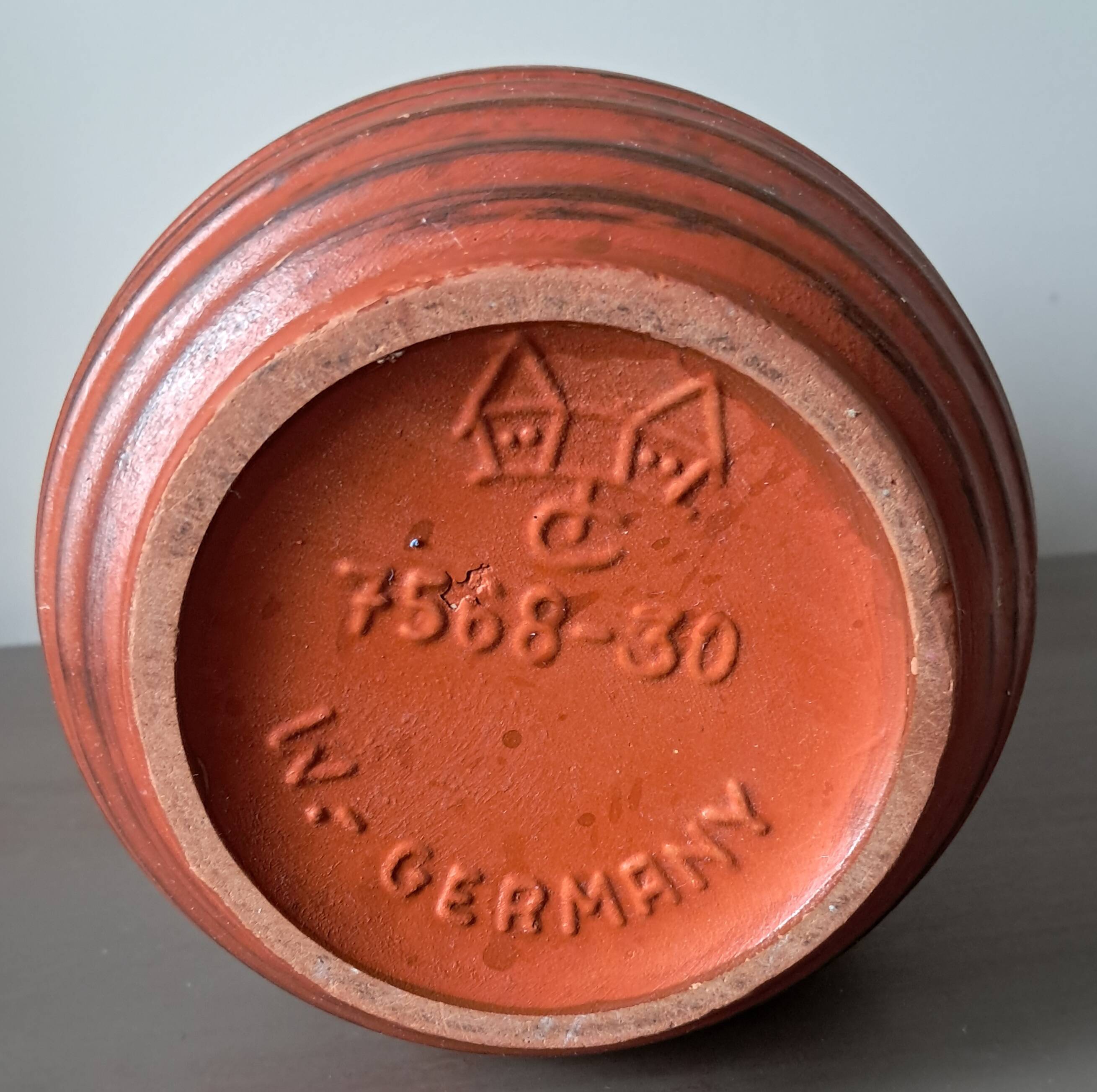 Fat Lava Red Vase by Carstens Tonnieshof, West Germany, 1960