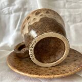 2 large vallauris cups