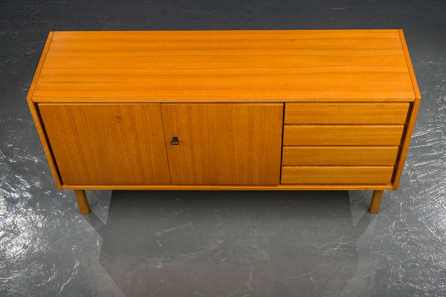 Vintage Teak Sideboard, 1980s