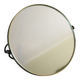 Miroir rond barbier double patte doré décors