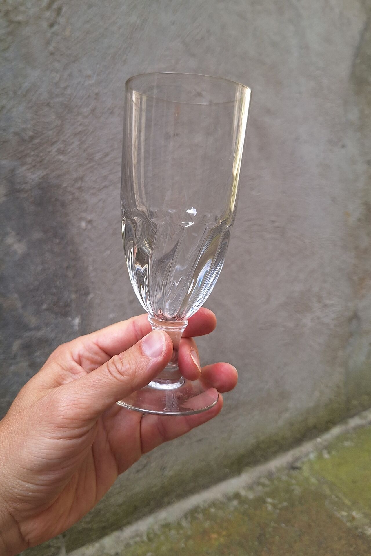 Set of 6 absinthe glasses