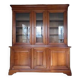 Solid wood bookcase, Louis Philippe style bookcase in cherry wood