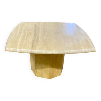 Travertine coffee table