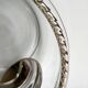 Caviar bowl & its spoon Bormioli Rocco glass & silver-plated metal, Italy 80s