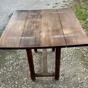 Antique rectangular drop-leaf table
