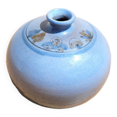 Petit vase bleue Roger Millian