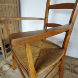 Mulched armchair high backrest