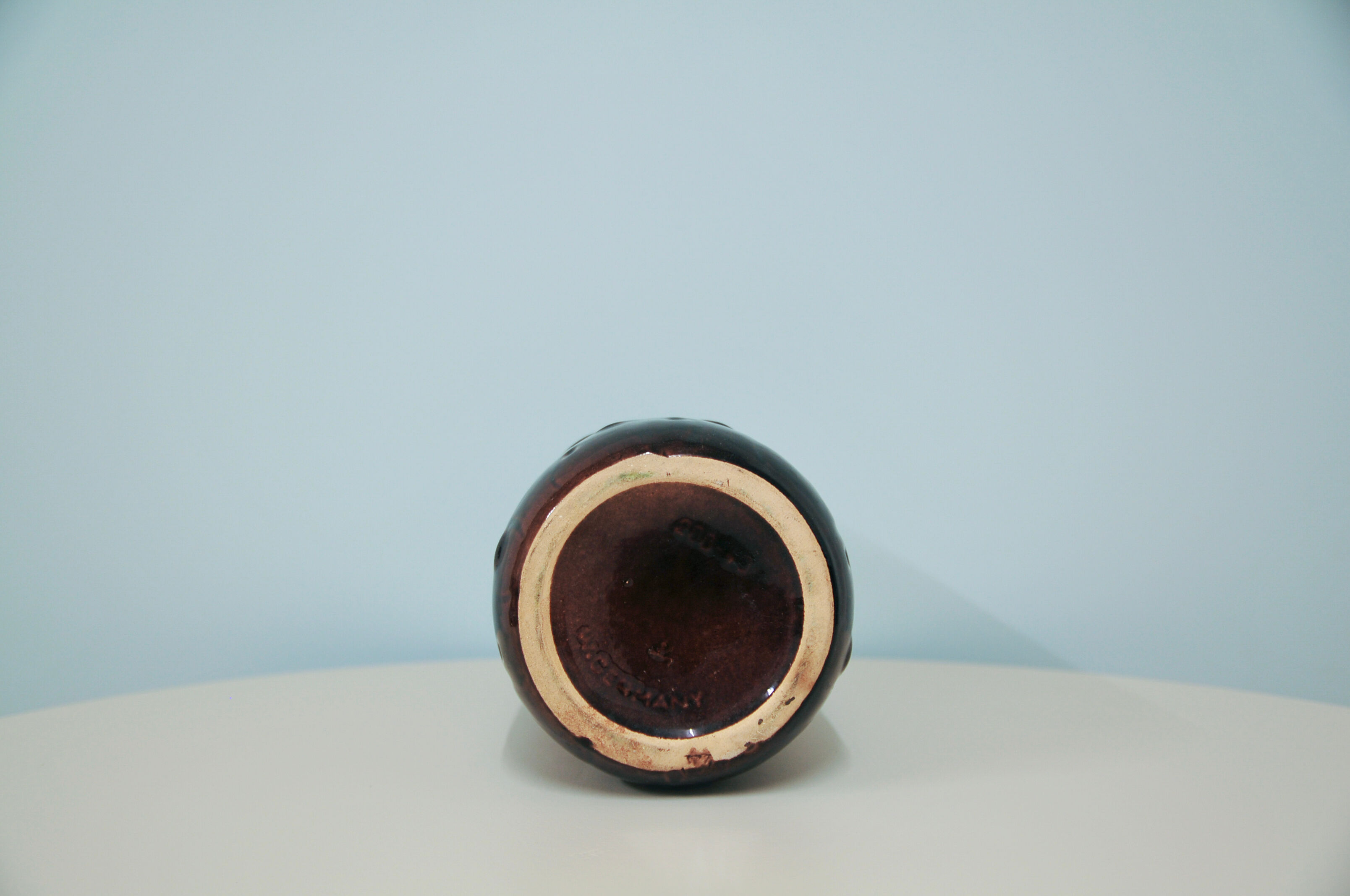 Vintage brown west germany vase