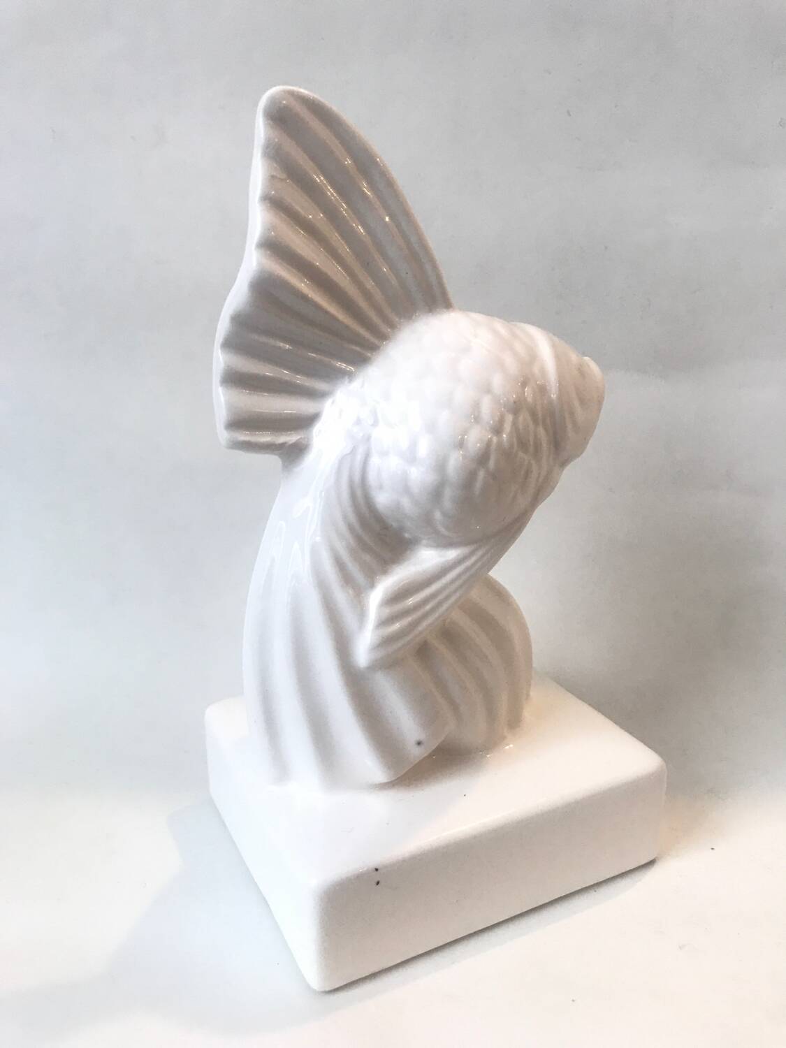 Ceramic fish sculpture