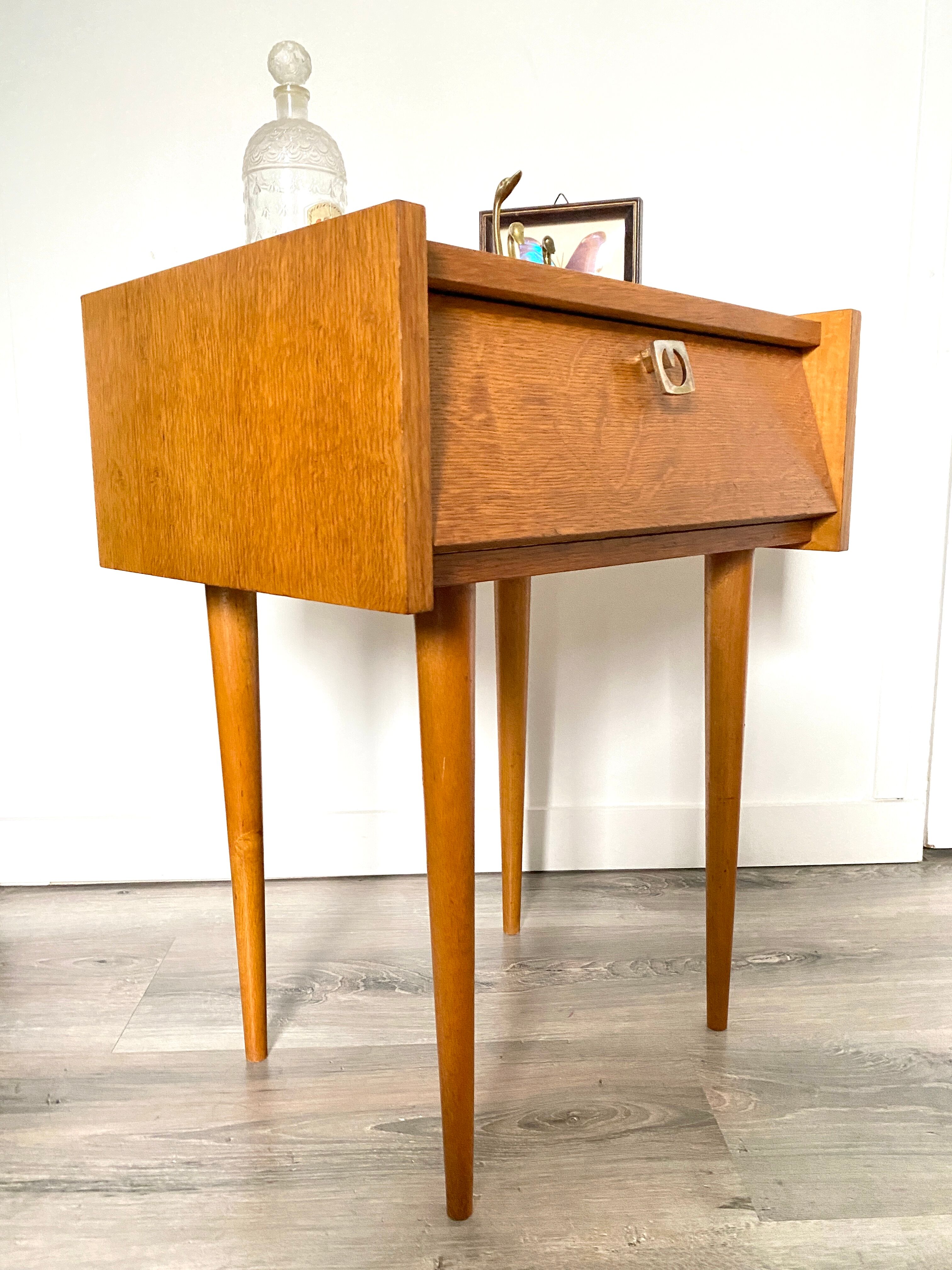 Vintage bedside table