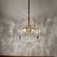Palazzo Ice Glass Chandelier by J.T. Kalmar
