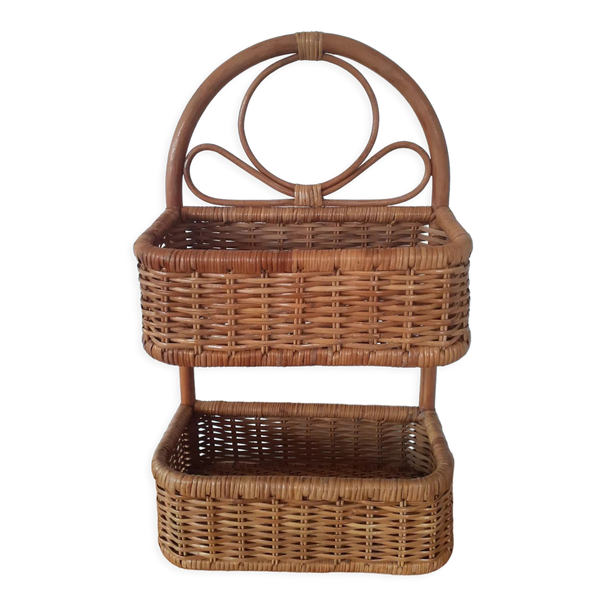 Rattan wall or table shelf