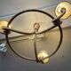 Lustre en corde 1970 Berthes Glasser
