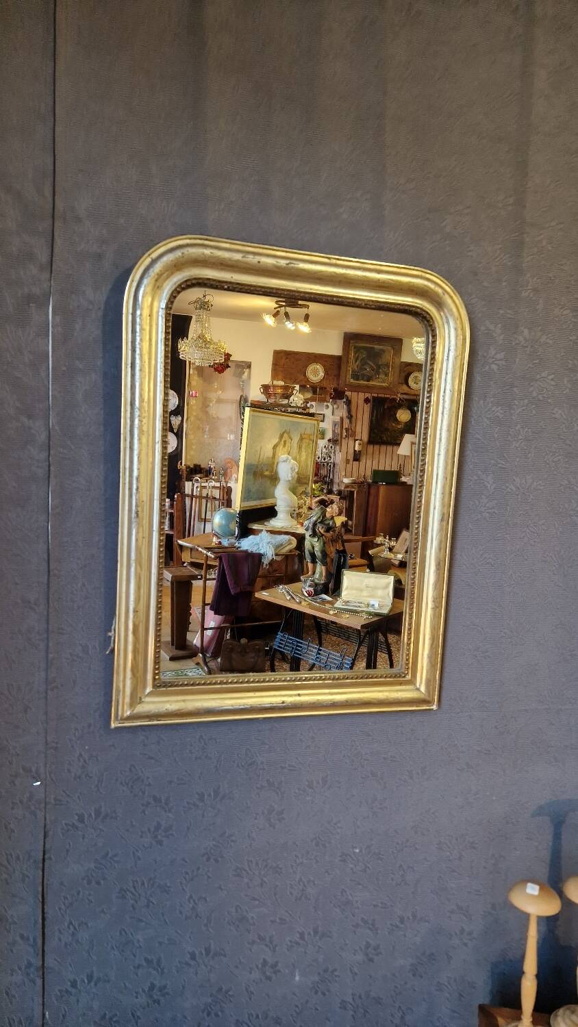 Louis philippe gold mirror