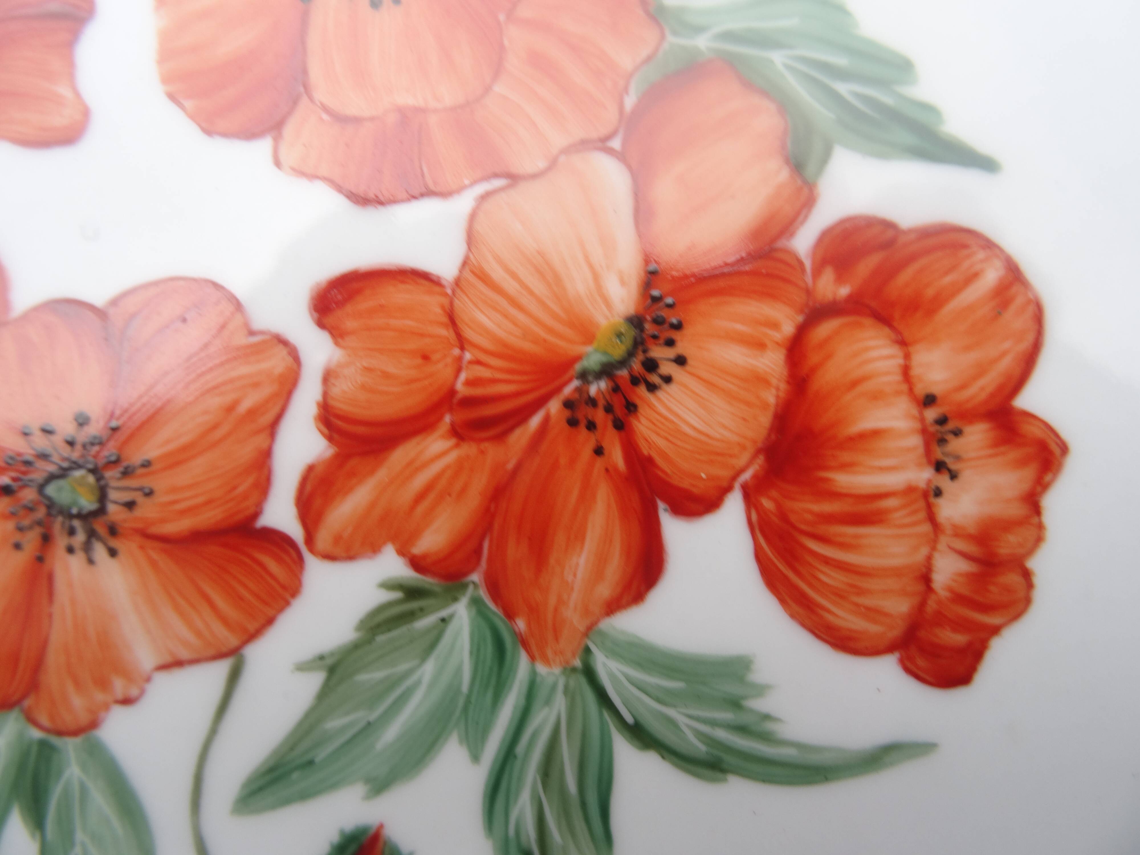 Hand-painted pie dish