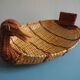 vintage wicker duck basket rattan basket