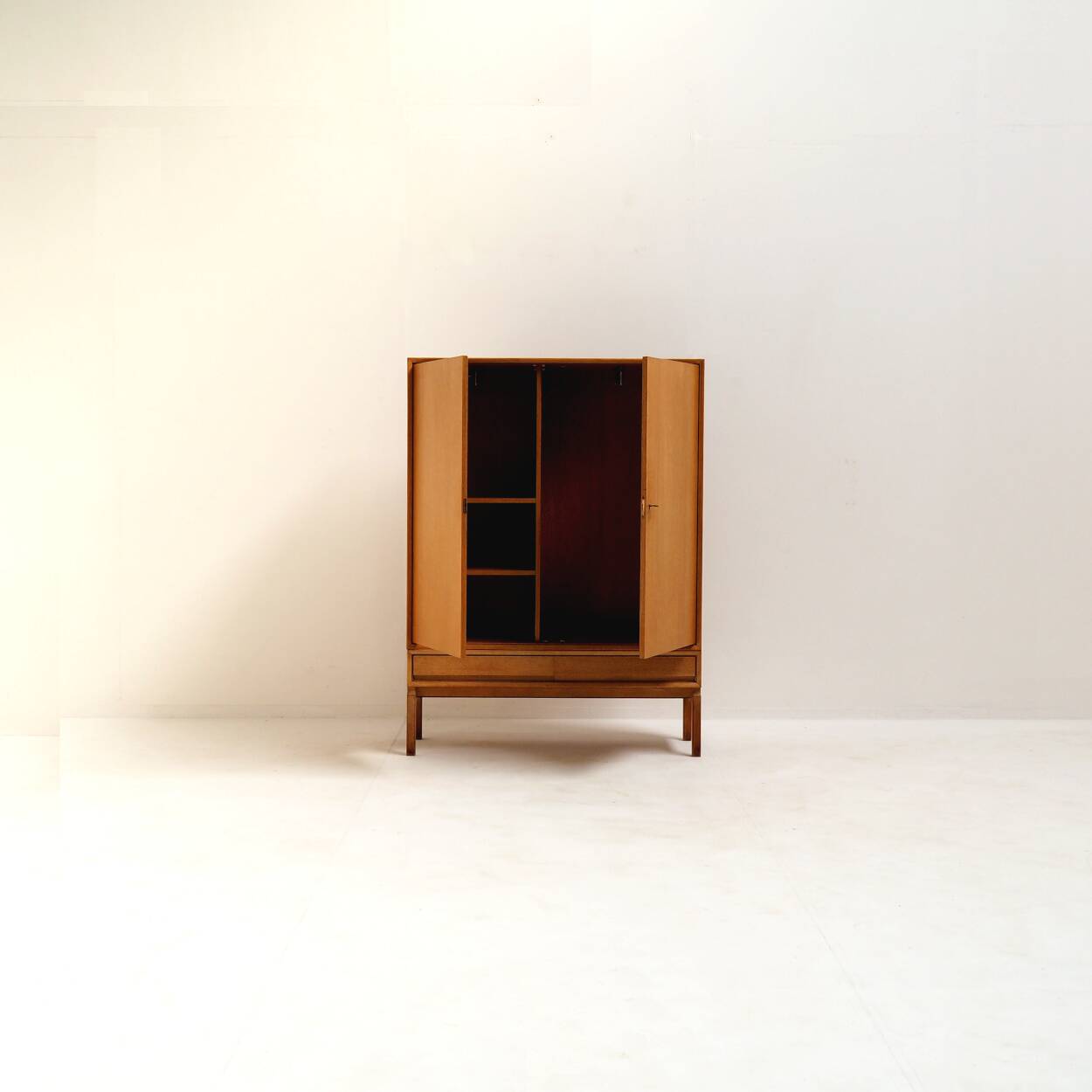 Ikea ‘mtp’ wardrobe by marian grabinski for ikea, 1963, natural oak