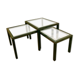 Nesting coffee tables by Pierre Vandel