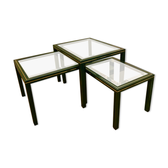 Nesting coffee tables by Pierre Vandel