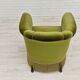 Danish velour armchair original condition beech wood 1960s