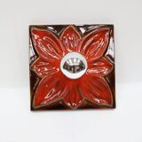 Vintage wandlamp keramiek jaren 60