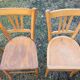 Ensemble de 10 chaises bistrot années 1950-60 vintage