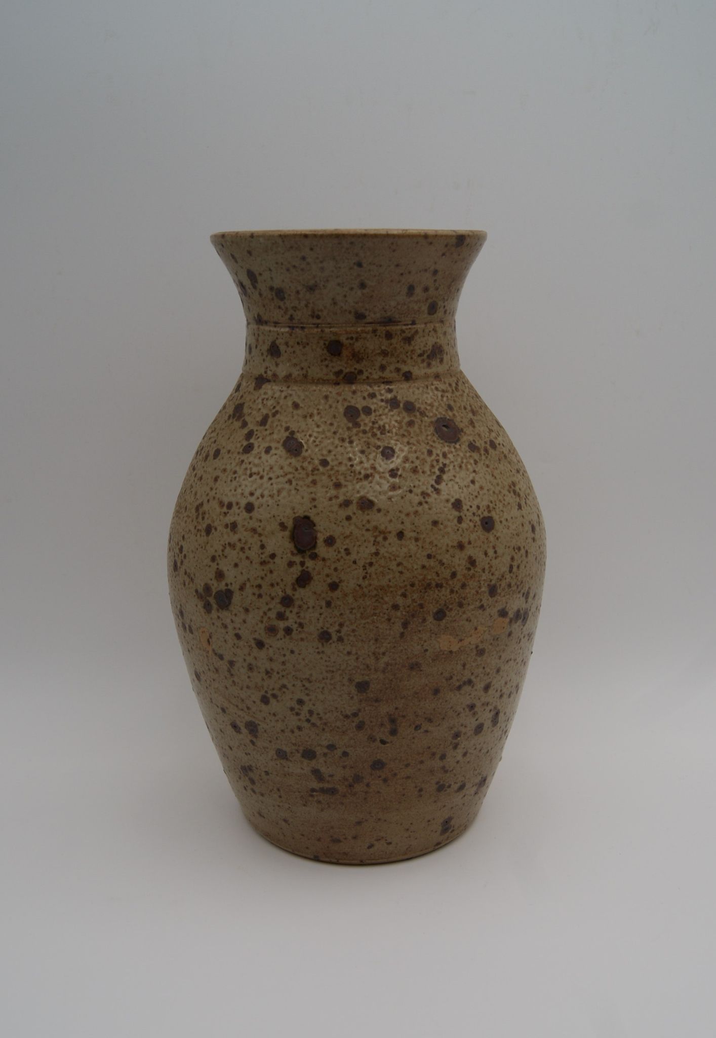 Vase grès pyrité vintage