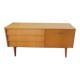 Small vintage blond wood sideboard