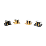 Lot de 4 tasses à café