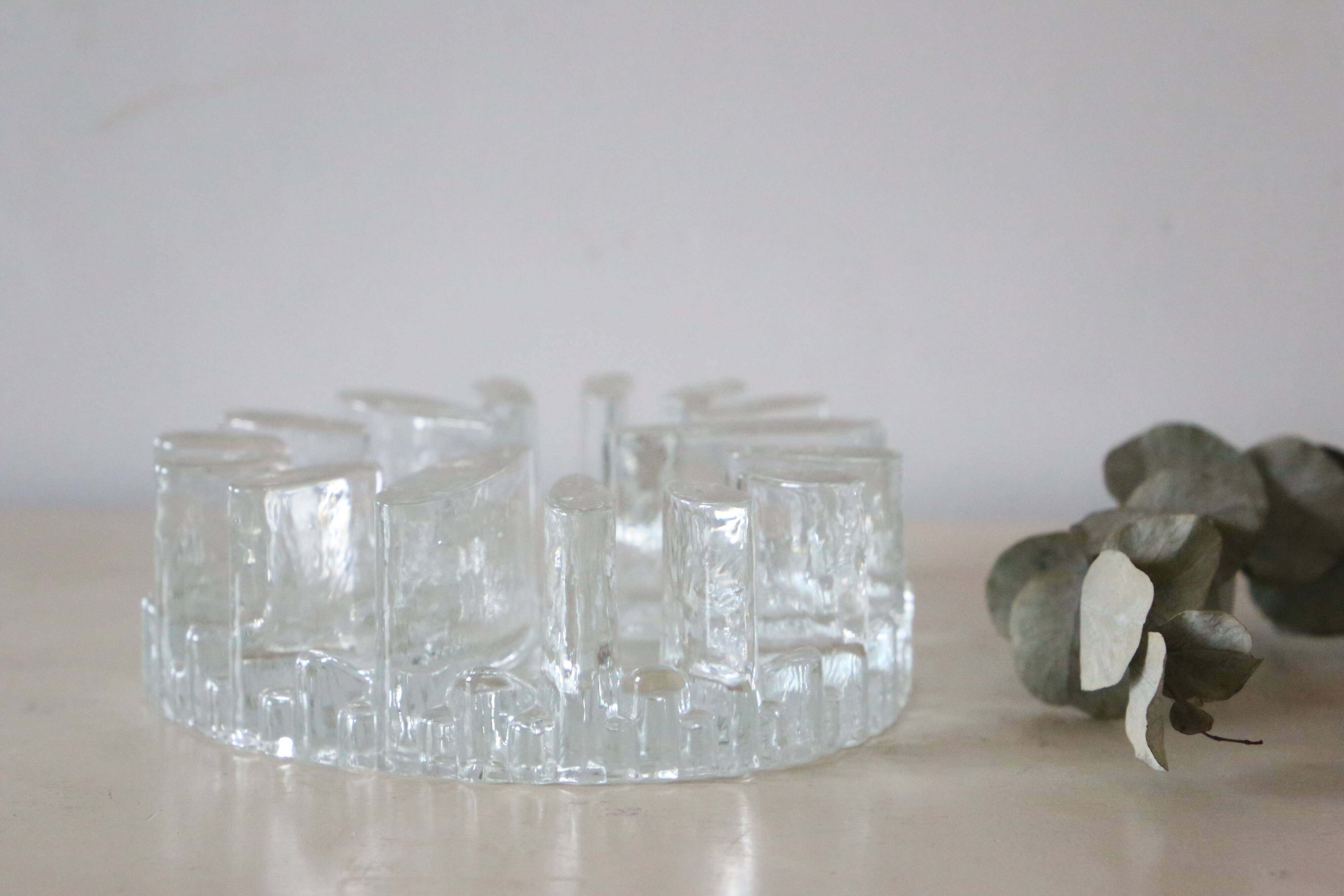 Underside, German crystal, 1970,, vintage
