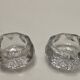 2 crystal salt shakers