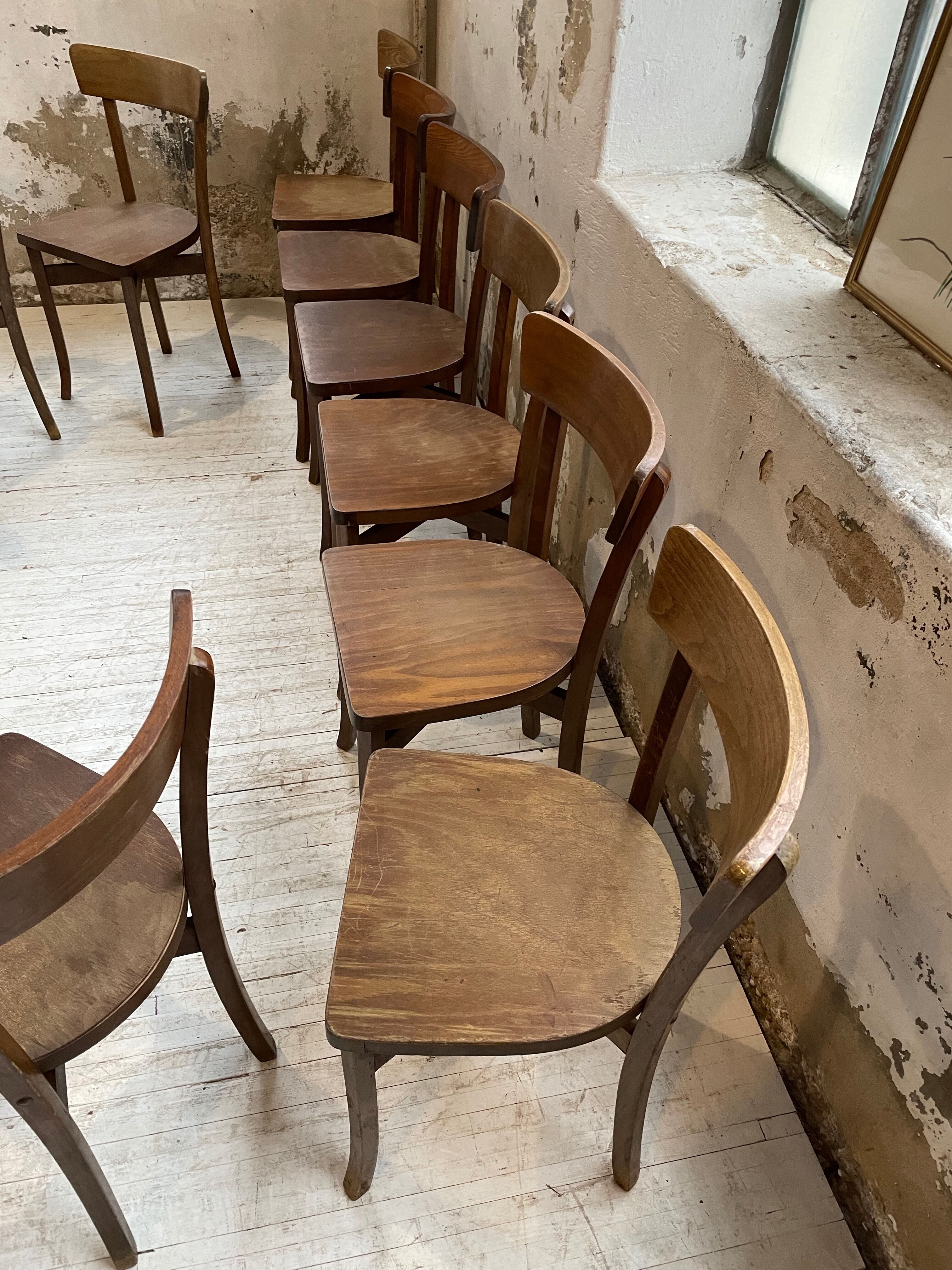 12 Baumann bistro chairs