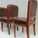 Lot of 5 Marine leather chairs ship Chair