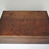 Old patinated solid wood box
