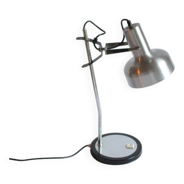 Lampe de bureau réglable en métal moderne du milieu du siècle, années 1960