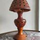 Olive wood lamp