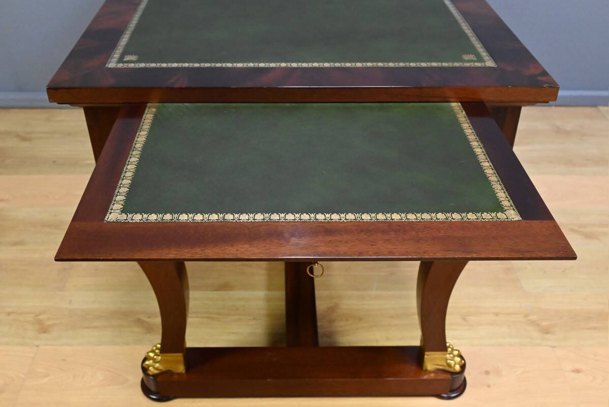 Mahogany desk, Egyptomania style – 20th century