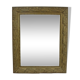 Miroir en bois stuc doré XIXème 49 x 40 cm