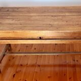 Table de ferme ancienne en bois de hêtre XIXème