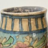Grand vase rond blanc Qajar